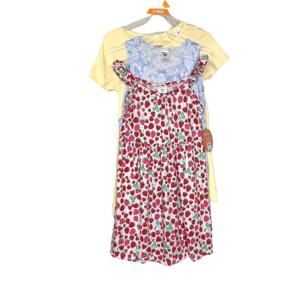 MEMBERS MARK 3 PACK GIRLS YUMMY DRESS SIZE 5 NWT - Picture 2 of 10